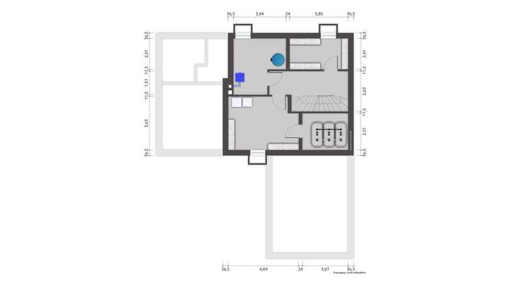 Grundriss, Kellergeschoss