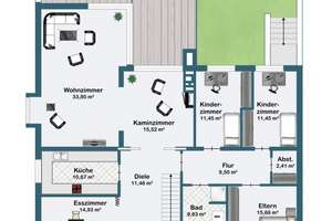 Wohnen auf einer Ebene - Bungalow am Hochfeld – Die vollständige Adresse der Immobilie erhältst du vom Anbieter., 97422 Hochfeld/Steinberg, Schweinfurt – Vorschaubild 11