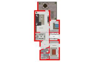 Schicke Wohnung an der Schwentine! – Die vollständige Adresse der Immobilie erhältst du vom Anbieter., 24149 Neumühlen-Dietrichsdorf, Kiel – Vorschaubild 9