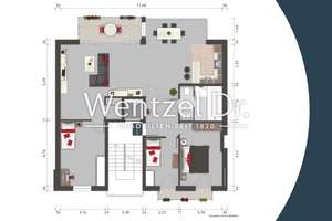 Baujahr 2004 - 3,5 Zimmer - ca. 112 m²  -  in Hamburg-Uhlenhorst – Wentzel Dr. – Die vollständige Adresse der Immobilie erhältst du vom Anbieter., 22085 Uhlenhorst, Hamburg – Vorschaubild 1