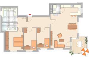 4 Zimmerwohnung 1. OG mit Balkon – Carl-Bender-Straße 18, 65197 Dotzheim, Wiesbaden – Vorschaubild 3