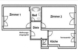 Helle Etagenwohnung mit zwei Zimmern (Nähe HBF) – Die vollständige Adresse der Immobilie erhältst du vom Anbieter., 52064 Marschiertor, Aachen – Vorschaubild 2