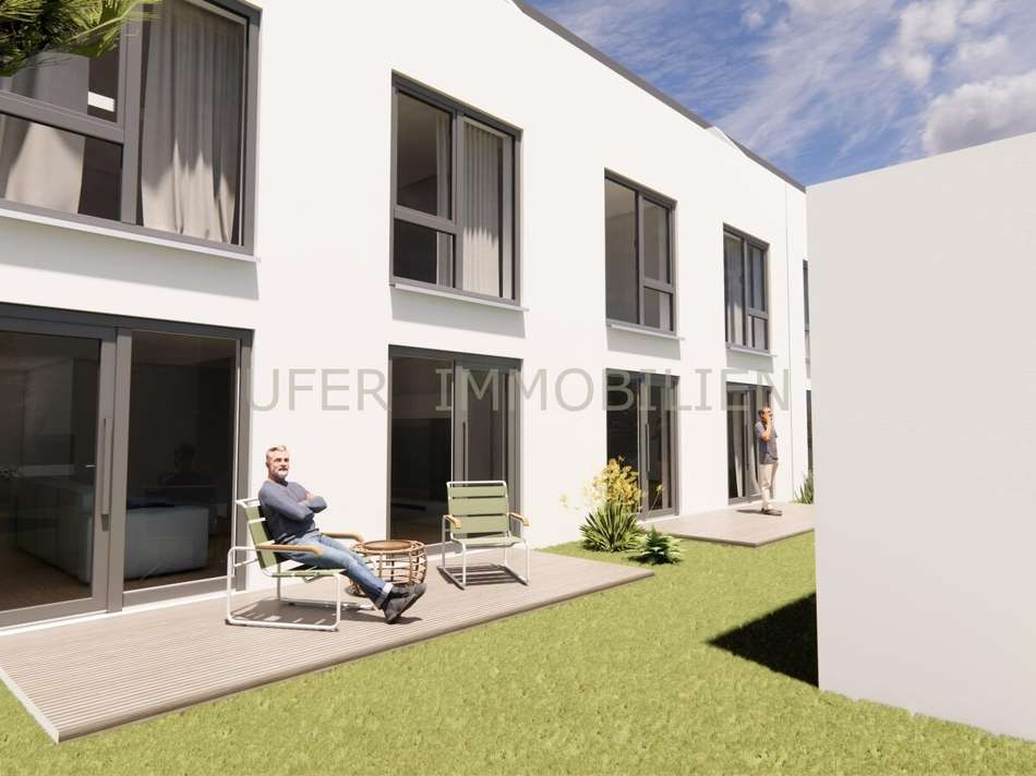 Visualisierung Garten mit Terr