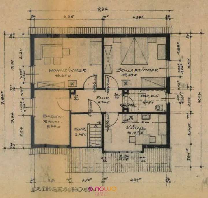 Grundriss Obergeschoss