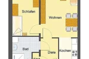 Barrierefreie Single-Seniorenwohnung mit kleinem Balkon - RESERVIERT- – Frintroper Str. 509, 45359 Frintrop, Essen – Vorschaubild 2