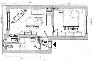 Gemütliches 2 Zimmer Appartement mit eingerichteter Kochnische – Keplerstraße 34, 45147 Holsterhausen, Essen – Vorschaubild 14