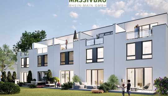 Bild von NEUBAU TOWNHOUSES IN OSTHOFEN - Stein auf Stein von der Massivbau Rhein-Main