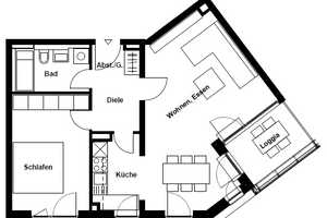 Wohnung 2. OG / Nr. 2 – Eintrachtstr. 20, 40227 Düsseldorf – Vorschaubild 1
