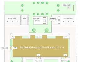 Traummaisonette mit Balkon, Dachterrasse, Wohnküche, Parkettfußboden, 2 Bäder, Abstellr., Außen STP – Friedrich-August-Straße 12, 9306 Rochlitz – Vorschaubild 12