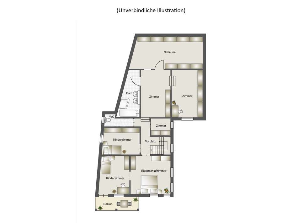 Grundriss Obergeschoss