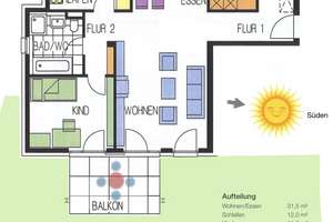 Helle moderne wunderschöne Wohnung  – Postschulenweg 1, 70569 Dachswald, Stuttgart – Vorschaubild 3