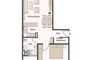 Wohnung für Balkonliebhaber! – Die vollständige Adresse der Immobilie erhältst du vom Anbieter., 70565 Rohr, Stuttgart – Vorschaubild 2