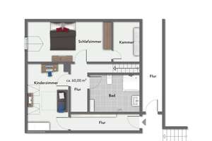 Gelegenheit ! 
Gepflegte Eigentumswohnung HH-Niendorf  - ca. 120 m² zu bewohnen. – Die vollständige Adresse der Immobilie erhältst du vom Anbieter., 22455 Niendorf, Hamburg – Vorschaubild 19