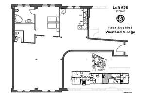 Super geschnittenes 2 Zimmer - Loft sucht neuen Mieter - Loft 626 – Die vollständige Adresse der Immobilie erhältst du vom Anbieter., 22761 Bahrenfeld, Hamburg – Vorschaubild 8