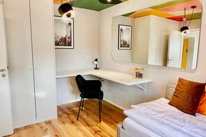 Möbliertes Penthouse Citylage Friedrichstadt, Parkett, 2 Schlafzimmer mit Klimaanlage – Oberbilker Allee, 39, 40215 Friedrichstadt, Düsseldorf – Vorschaubild 29