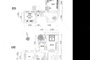 EG Wohnung 2 Zimmer Terrasse im Hinterhof oder als Büro
