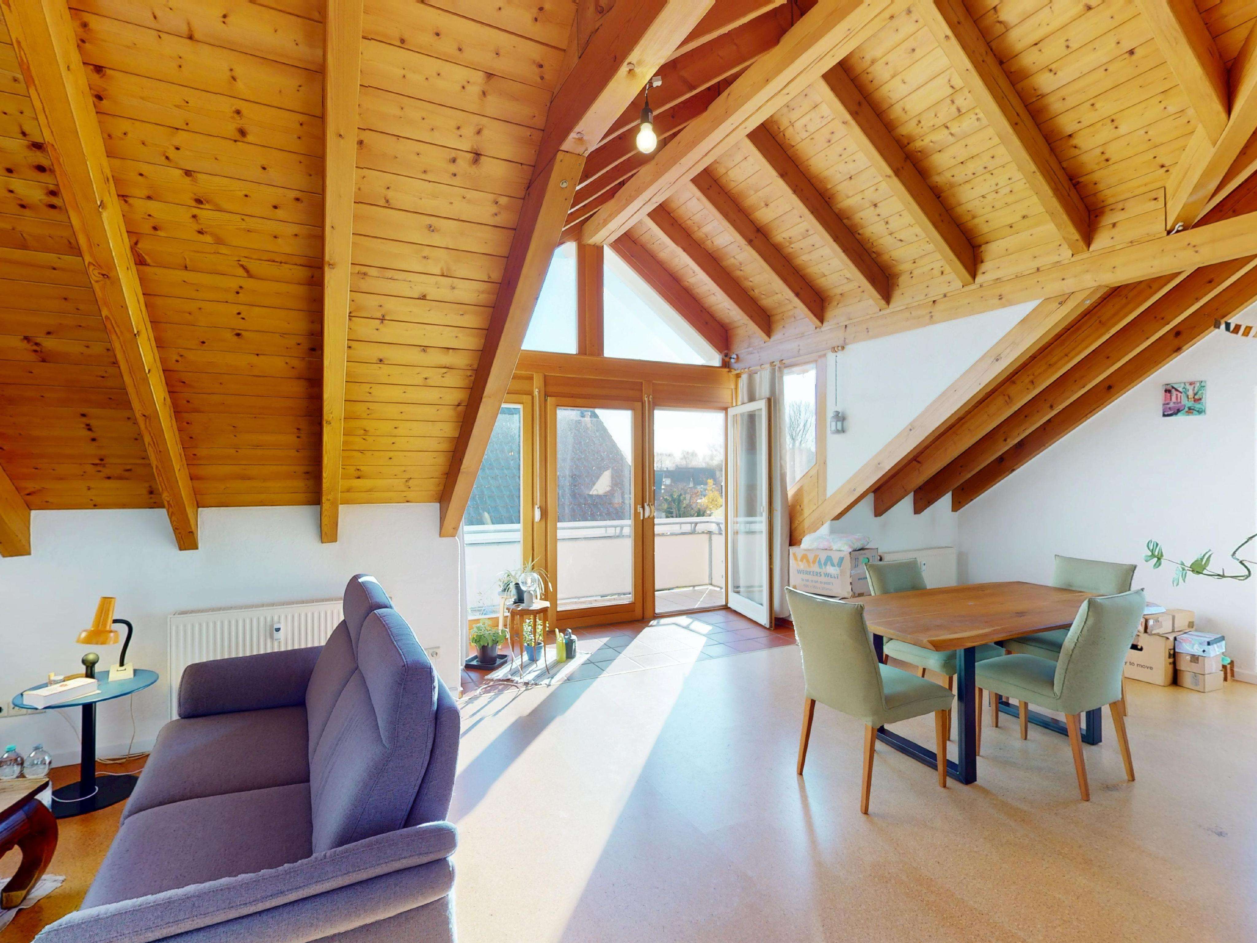 Immobilie in Weisweil - Einzigartiges Wohnambiente mit Holzbalken und Blick ins Grüne! - Bild 0