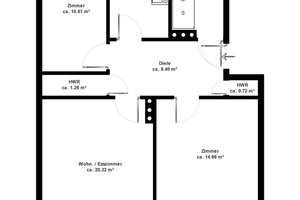 Ruhige 3-Zimmer-Wohnung auf Erbbaurecht – Die vollständige Adresse der Immobilie erhältst du vom Anbieter., 22523 Eidelstedt, Hamburg – Vorschaubild 11