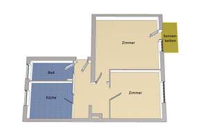 IMMOBERLIN.DE - Sympathische Wohnung mit Südbalkon in harmonischer Lage – Die vollständige Adresse der Immobilie erhältst du vom Anbieter., 12247 Lankwitz, Berlin – Vorschaubild 7