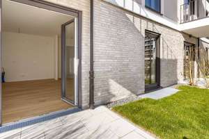 2-Zi Garten-EG Wohnung  in Süd-Ost-Ausrichtung | EBK | Blick auf Parkfläche – Friedenauer Höhe 21, 12159 Friedenau, Berlin – Vorschaubild 7