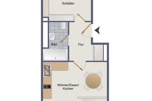 Begehrte Südstadtlage. Modernisiert. Hochwertig möbliert. 2 Zimmer. Frei ab Jan. 2027. – Die vollständige Adresse der Immobilie erhältst du vom Anbieter., 30169 Südstadt, Hannover – Vorschaubild 11