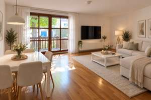 Möblierte 3-Zimmer-Wohnung in Pullach – mit Balkon, Keller und Garage 