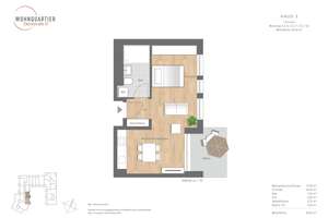 FLEXIBLE SINGLEWOHNUNG FÜR JUNGES WOHNEN – Eberlestr. 67, 86157 Pfersee-Nord, Augsburg – Vorschaubild 2