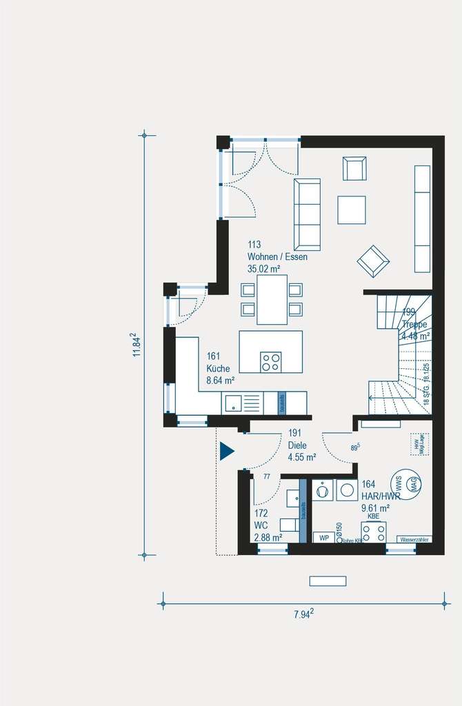 Immobilie in Haiming - Neubau mit Perspektive - Ihr Allkauf Doppelhaus wartet - Bild 1