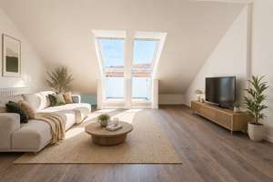 Stielvolle 3-Zimmer-Dachgeschosswohnung mit offenem Wohnkonzept