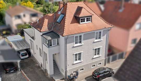 Bild von Enfamilienhaus mit Einliegerwohnung und Baupotenzial – Mehrgenerationendomizil in Rodgau-Jügesheim