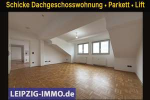 Schicke Dachgeschosswohnung für junge Leute ** Parkett ** Lift ** zentrumsnah – Delitzscher Straße 36, 4129 Eutritzsch, Leipzig – Vorschaubild 1