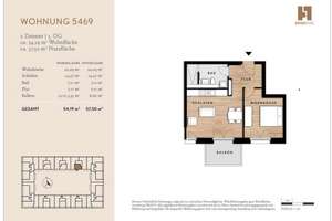 Helle 2-Zimmer Wohnung (NEUBAU) in München-Freimann – Friederike-Nadig-Allee 94, 80939 Freimann, München – Vorschaubild 11