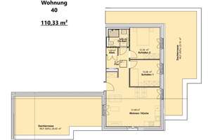 Helle Penthousewohnung mit großen Dachterrassen im KFW 40 QNG Energiesparhaus
 – Die vollständige Adresse der Immobilie erhältst du vom Anbieter., 54294 West/Pallien, Trier – Vorschaubild 2