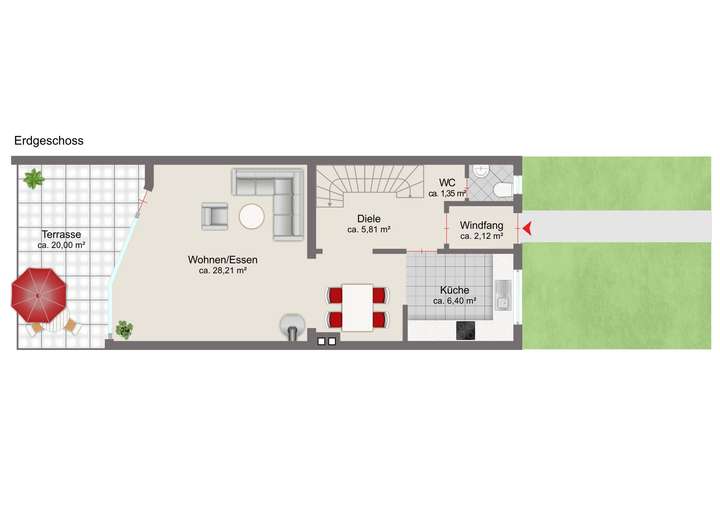 Grundriss Erdgeschoss