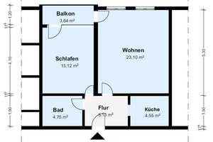 Provisionsfrei - Gepflegte 2-Zimmerwohnung mit Balkon Fürth - Privatverkauf – Rudolf-Schiestl-Straße 15, 90765 Ronhof, Kronach, Fürth – Vorschaubild 9