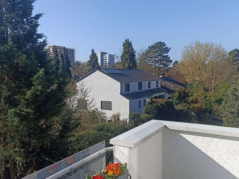 Ausblick vom Balkon