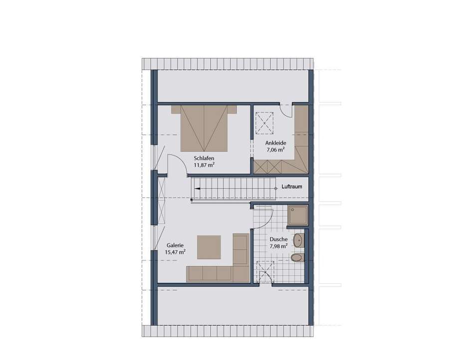 Grundriss Dachgeschoss