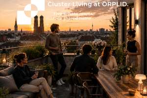 THE ORPLID FIVE: Cluster-Wohnung mit 5 Apartments + 50 m² Gemeinschaftsbereich, Balkone, Alpenblick – Die vollständige Adresse der Immobilie erhältst du vom Anbieter., 81677 Josephsburg, München – Vorschaubild 4