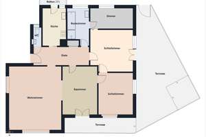 Lichtdurchflutete 4,5 Zimmerwohnung mit 60m² Terrasse – Die vollständige Adresse der Immobilie erhältst du vom Anbieter., 74076 Heilbronn, Heilbronn – Vorschaubild 13