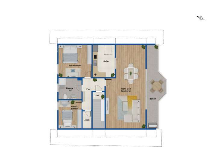 Grundriss Dachgeschoss