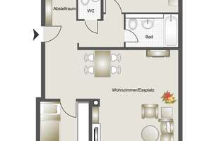 Hochwertig renovierte 3 Zi. Wohnung mit Küche, Luxusbad + sep. WC, nahe der U-Bahn, ruhig, Südaus.! – Treitschkestr. 9, 80992 Alt-Moosach, München – Vorschaubild 24