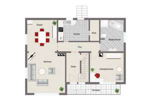 Gepflegter Bungalow mit ausgebautem DG und teilw. KG auf großzügigem Grundstück in Wolfsburg-Ehmen – Die vollständige Adresse der Immobilie erhältst du vom Anbieter., 38442 Ehmen, Wolfsburg – Vorschaubild 13