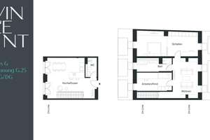 Wohnen in VINZENT: Maisonette-Wohnung im Dachgeschoss – Gabrielenstraße 3, 80636 Sankt Vinzenz, München – Vorschaubild 4