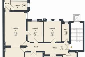 Herrschaftliche Altbauresidenz im Bayerischen Viertel | 7,5 Zimmer  |  250 m² | Vermietet – Die vollständige Adresse der Immobilie erhältst du vom Anbieter., 10777 Schöneberg, Berlin – Vorschaubild 6