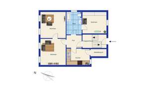 Hochparterre-3-Zimmer-Wohnung mit ca. 86 m² Wohnfläche im östlichen Ringgebiet - Braunschweig – Die vollständige Adresse der Immobilie erhältst du vom Anbieter., 38102 Östliches Ringgebiet, Braunschweig – Vorschaubild 10