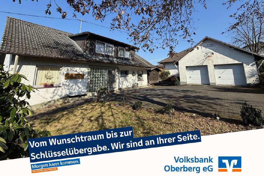 Immobilie in Bergneustadt - Wohnen mit Weitblick: Zweifamilienhaus mit Gewerbeeinheit in begehrter Lage von Bergneustadt - Bild 0