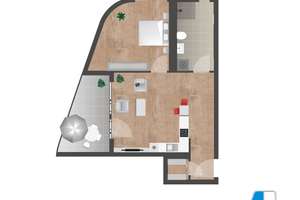 ERSTBEZUG JULI 2026 im Hochgelegen !Moderne 2 Zimmer-Wohnung TYP K