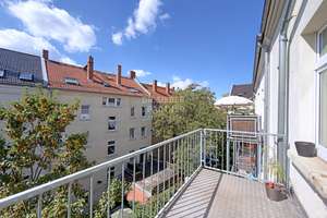 Helle und gepflegte 2-RW mit Südbalkon und moderner Einbauküche in Gohlis-Süd – 4155 Gohlis-Süd, Leipzig – Vorschaubild 5