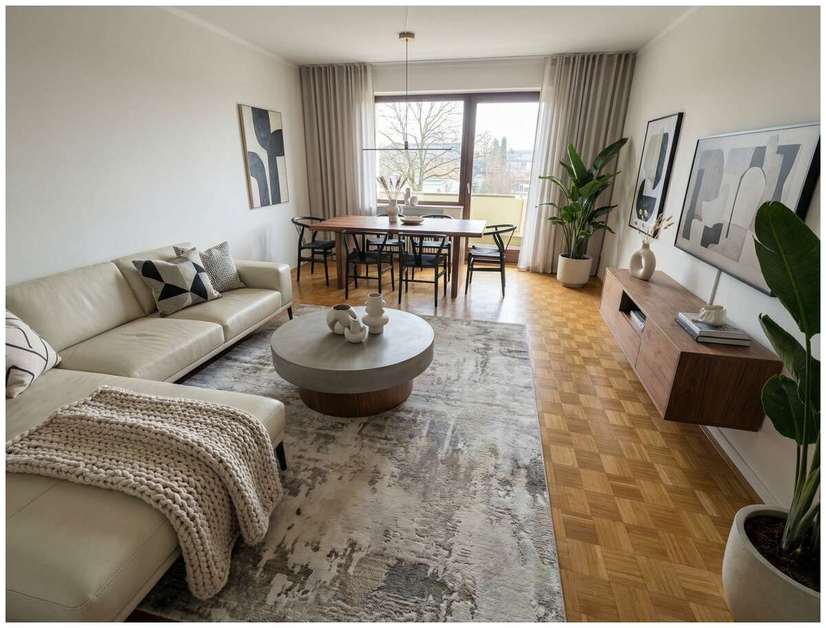 Immobilie in Kaufering - Modernisierte 3-Zimmer-Wohnung mit Süd-Balkon und TG-Stellplatz in zentraler Lage - Bild 4