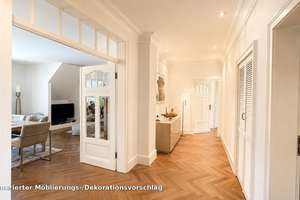 Stilvoll wohnen über den Dächern von Düsseltal – großzügiger 106m² Jugendstil-Altbau mit Balkon